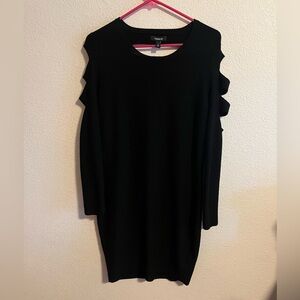 Torrid Long Sleeve Black Cut Out Sweater Dresss Size 2